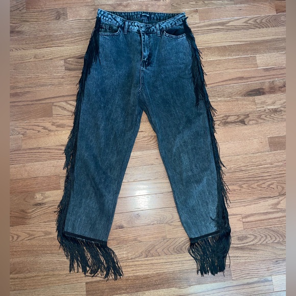 NASTYGAL fringe jeans - Picture 4 of 4